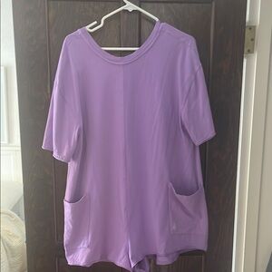 Excellent condition free people hot shot tee romper